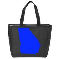 Turn Georgia To Blue Proud Democrat Design Zip Tote Bag