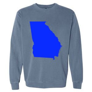 Turn Georgia To Blue Proud Democrat Design Garment-Dyed Sweatshirt