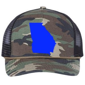 Turn Georgia To Blue Proud Democrat Design Retro Rope Trucker Hat Cap