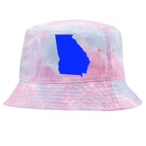 Turn Georgia To Blue Proud Democrat Design Tie-Dyed Bucket Hat