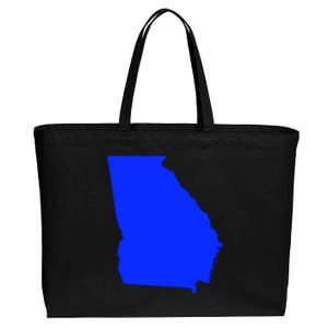 Turn Georgia To Blue Proud Democrat Design Cotton Canvas Jumbo Tote