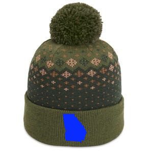 Turn Georgia To Blue Proud Democrat Design The Baniff Cuffed Pom Beanie