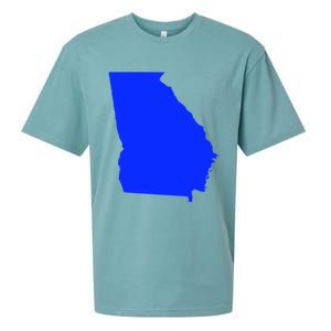 Turn Georgia To Blue Proud Democrat Design Sueded Cloud Jersey T-Shirt