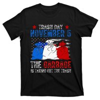 Trump Garbage Trash Day November 5 Garbage Taking Out Trash T-Shirt