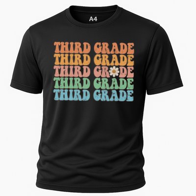 Third Grade Teacher Leopard Rainbow 3rd Grade Teacher Funny Meaningful Gift Performance Shirt