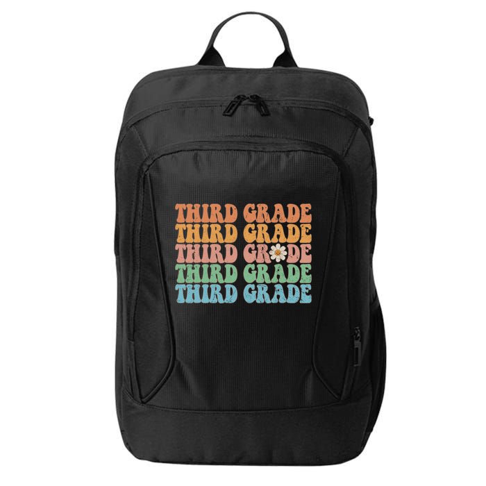 Third Grade Teacher Leopard Rainbow 3rd Grade Teacher Funny Meaningful Gift City Backpack