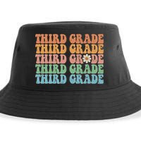 Third Grade Teacher Leopard Rainbow 3rd Grade Teacher Funny Meaningful Gift Sustainable Bucket Hat