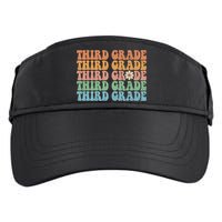 Third Grade Teacher Leopard Rainbow 3rd Grade Teacher Funny Meaningful Gift Adult Drive Performance Visor