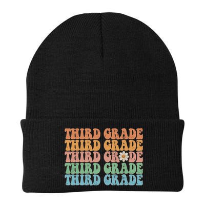Third Grade Teacher Leopard Rainbow 3rd Grade Teacher Funny Meaningful Gift Beanie