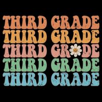Third Grade Teacher Leopard Rainbow 3rd Grade Teacher Funny Meaningful Gift Drawstring Bag