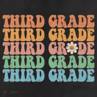 Third Grade Teacher Leopard Rainbow 3rd Grade Teacher Funny Meaningful Gift 25L Jumbo Tote