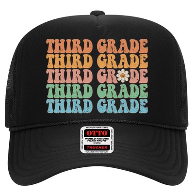 Third Grade Teacher Leopard Rainbow 3rd Grade Teacher Funny Meaningful Gift Trucker Hat