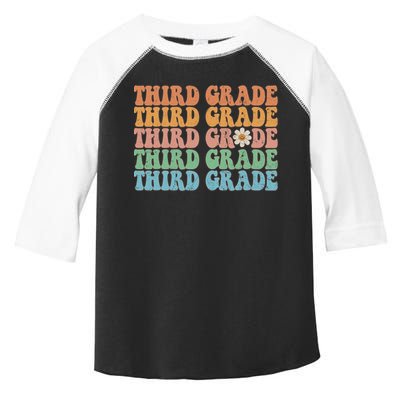 Third Grade Teacher Leopard Rainbow 3rd Grade Teacher Funny Meaningful Gift Toddler Fine Jersey T-Shirt