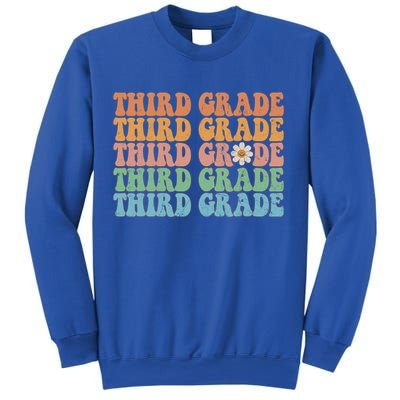 Third Grade Teacher Leopard Rainbow 3rd Grade Teacher Funny Meaningful Gift Sweatshirt