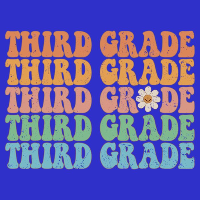 Third Grade Teacher Leopard Rainbow 3rd Grade Teacher Funny Meaningful Gift 16 in Basic Backpack