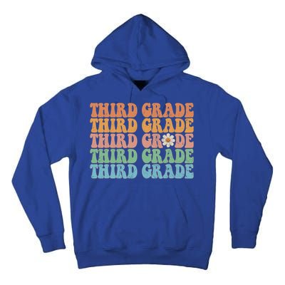 Third Grade Teacher Leopard Rainbow 3rd Grade Teacher Funny Meaningful Gift Tall Hoodie