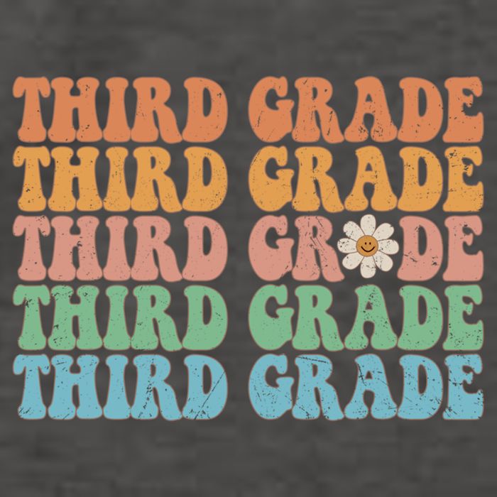 Third Grade Teacher Leopard Rainbow 3rd Grade Teacher Funny Meaningful Gift Vector Backpack