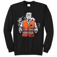 Trump Garbage Truck Vest Sweatshirt