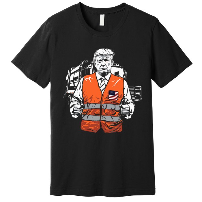 Trump Garbage Truck Vest Premium T-Shirt