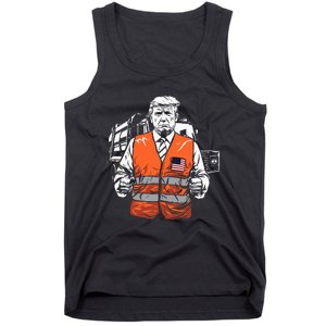 Trump Garbage Truck Vest Tank Top