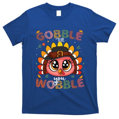 Turkey Gobble Till You Wobble Pilgrim Thanksgiving T-Shirt