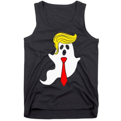 Trump Ghost Trump Hair Halloween Donald Trump Tank Top