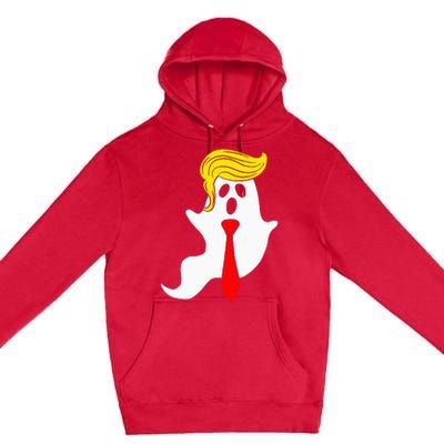 Trump Ghost Trump Hair Halloween Donald Trump Premium Pullover Hoodie