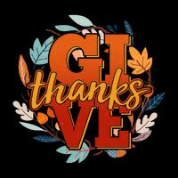 Thanksgiving Give Thanks Autumn Fall Wreath Drawstring Bag