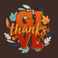 Thanksgiving Give Thanks Autumn Fall Wreath T-Shirt