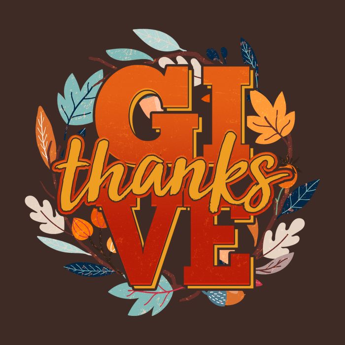 Thanksgiving Give Thanks Autumn Fall Wreath T-Shirt
