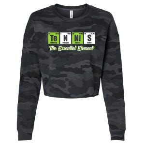 Tennis Gift The Essential Elet Funny Love Tennis Gift Cropped Pullover Crew