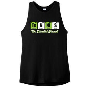 Tennis Gift The Essential Elet Funny Love Tennis Gift Ladies PosiCharge Tri-Blend Wicking Tank