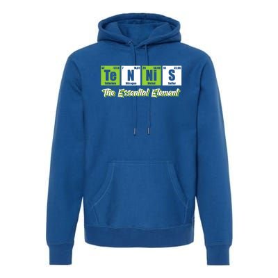 Tennis Gift The Essential Elet Funny Love Tennis Gift Premium Hoodie