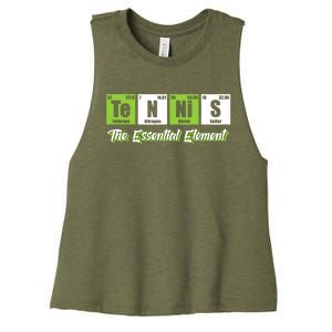 Tennis Gift The Essential Elet Funny Love Tennis Gift Women's Racerback Cropped Tank