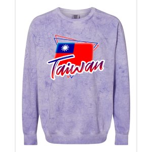 Taiwan Gift Colorblast Crewneck Sweatshirt