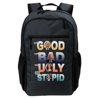 The Good Trump Bad Ugly And The Stupid, Bad Biden Daily Commute Backpack