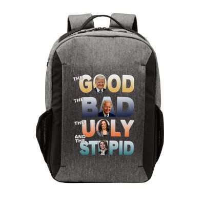 The Good Trump Bad Ugly And The Stupid, Bad Biden Vector Backpack