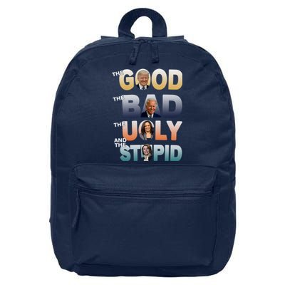 The Good Trump Bad Ugly And The Stupid, Bad Biden 16 in Basic Backpack