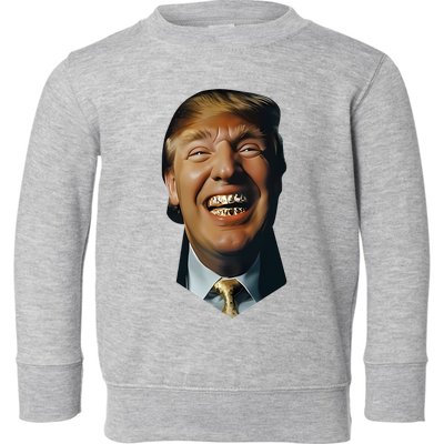 Trump Grill Teeth Toddler Sweatshirt
