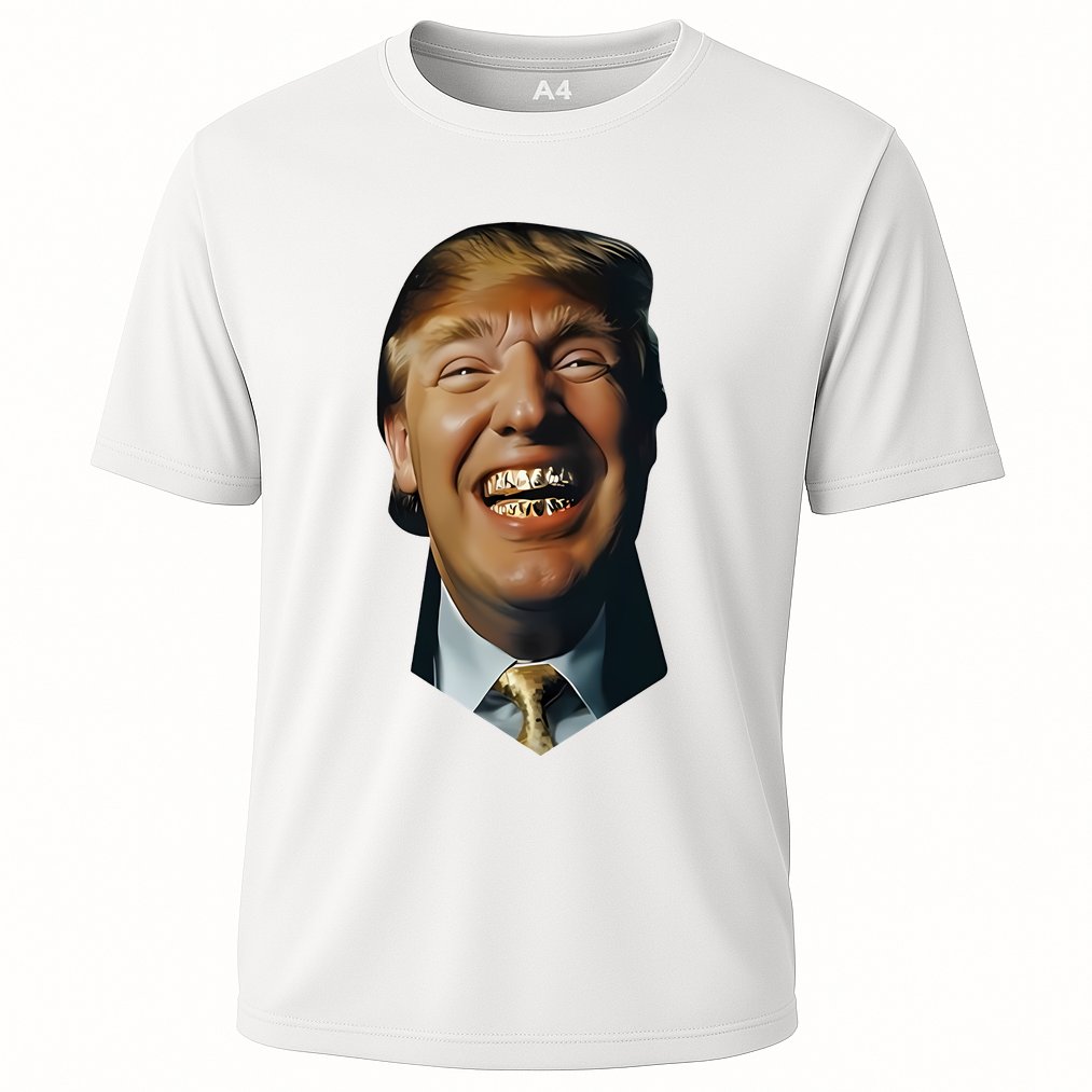 Trump Grill Teeth Cooling Performance Crew T-Shirt