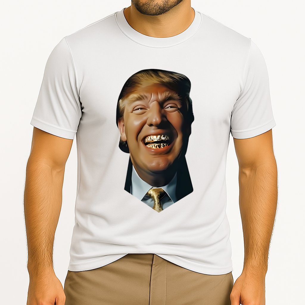 Trump Grill Teeth Cooling Performance Crew T-Shirt