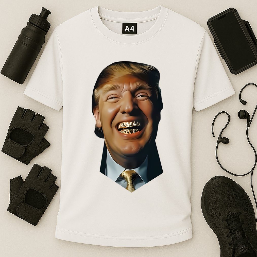 Trump Grill Teeth Cooling Performance Crew T-Shirt