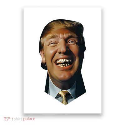 Trump Grill Teeth Poster