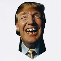 Trump Grill Teeth Baby Bodysuit