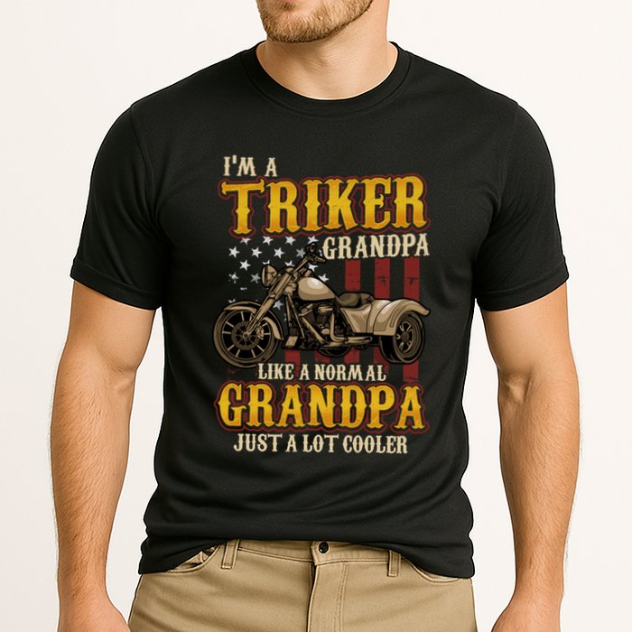 Triker Grandpa Trike Cooling Performance Crew T-Shirt