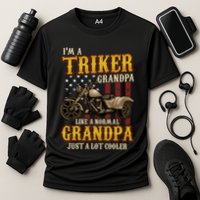 Triker Grandpa Trike Cooling Performance Crew T-Shirt