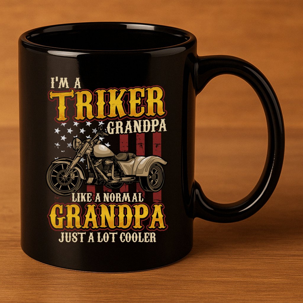 Triker Grandpa Trike 11oz C Handle Ceramic Mug