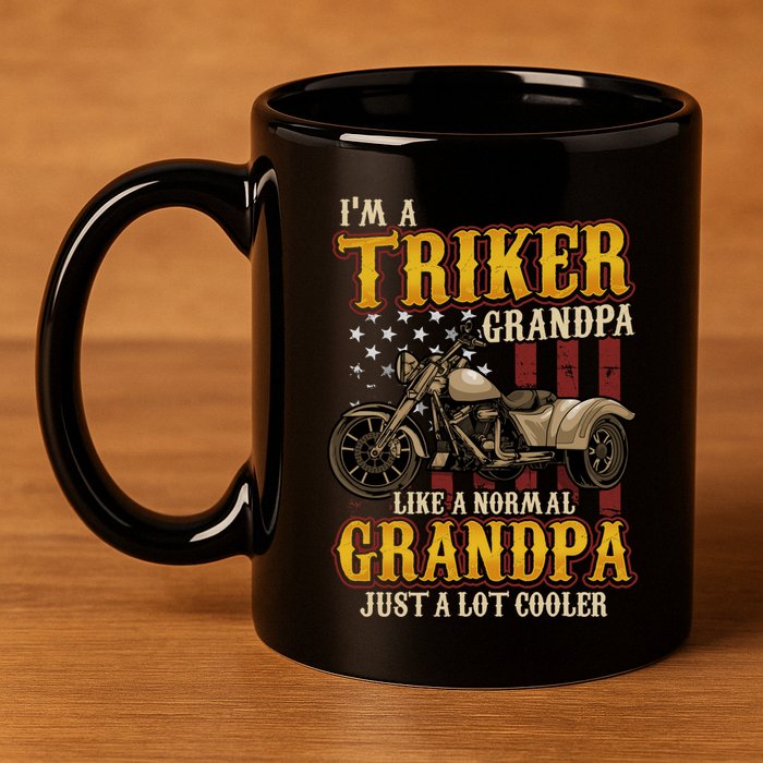 Triker Grandpa Trike 11oz C Handle Ceramic Mug