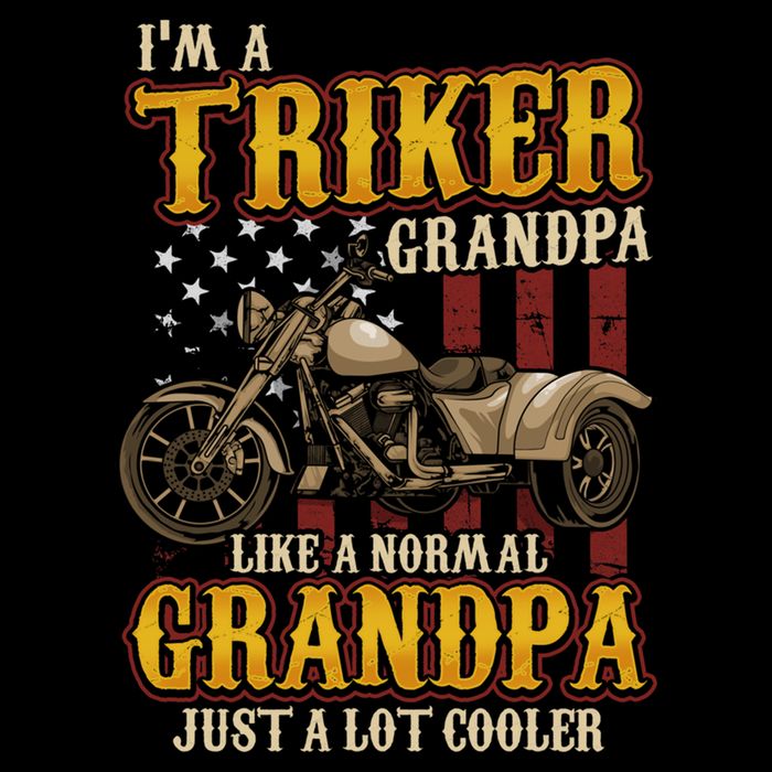 Triker Grandpa Trike Drawstring Bag
