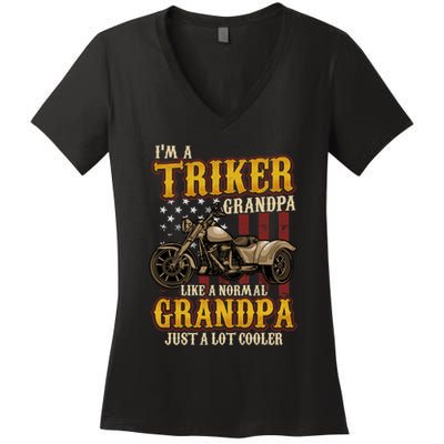 Triker Grandpa Trike Women's V-Neck T-Shirt